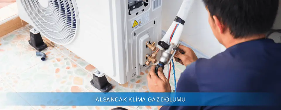 Alsancak İlçemi Carrier Klima Gaz Dolumu